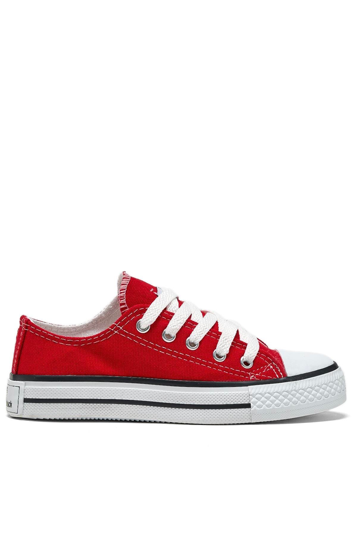 Çocuk Unisex Kırmızı Rahat Kalip Sneaker Ayakkabi
