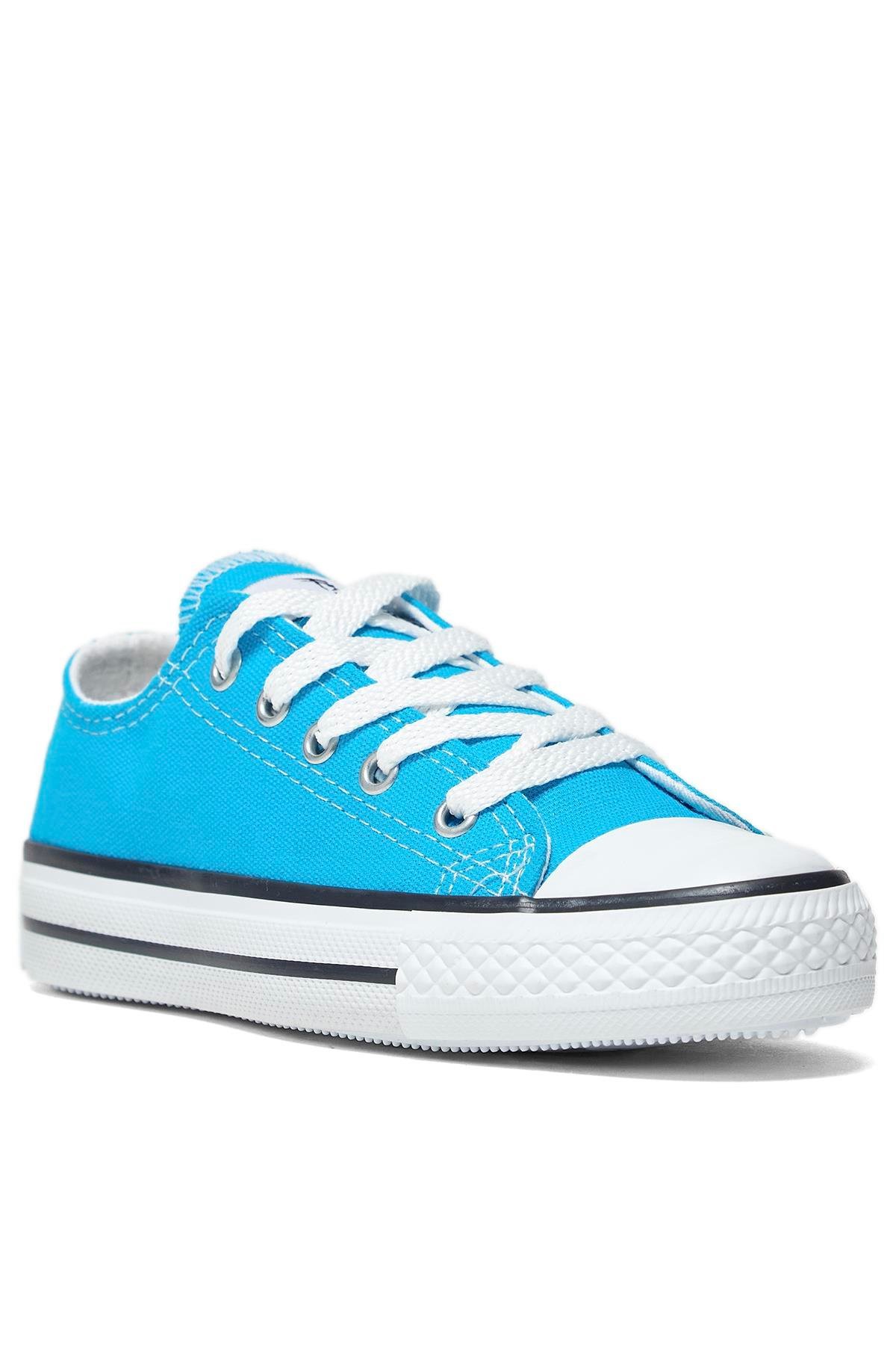 Çocuk Unisex Kot Mavi Rahat Kalip Sneaker Ayakkabi