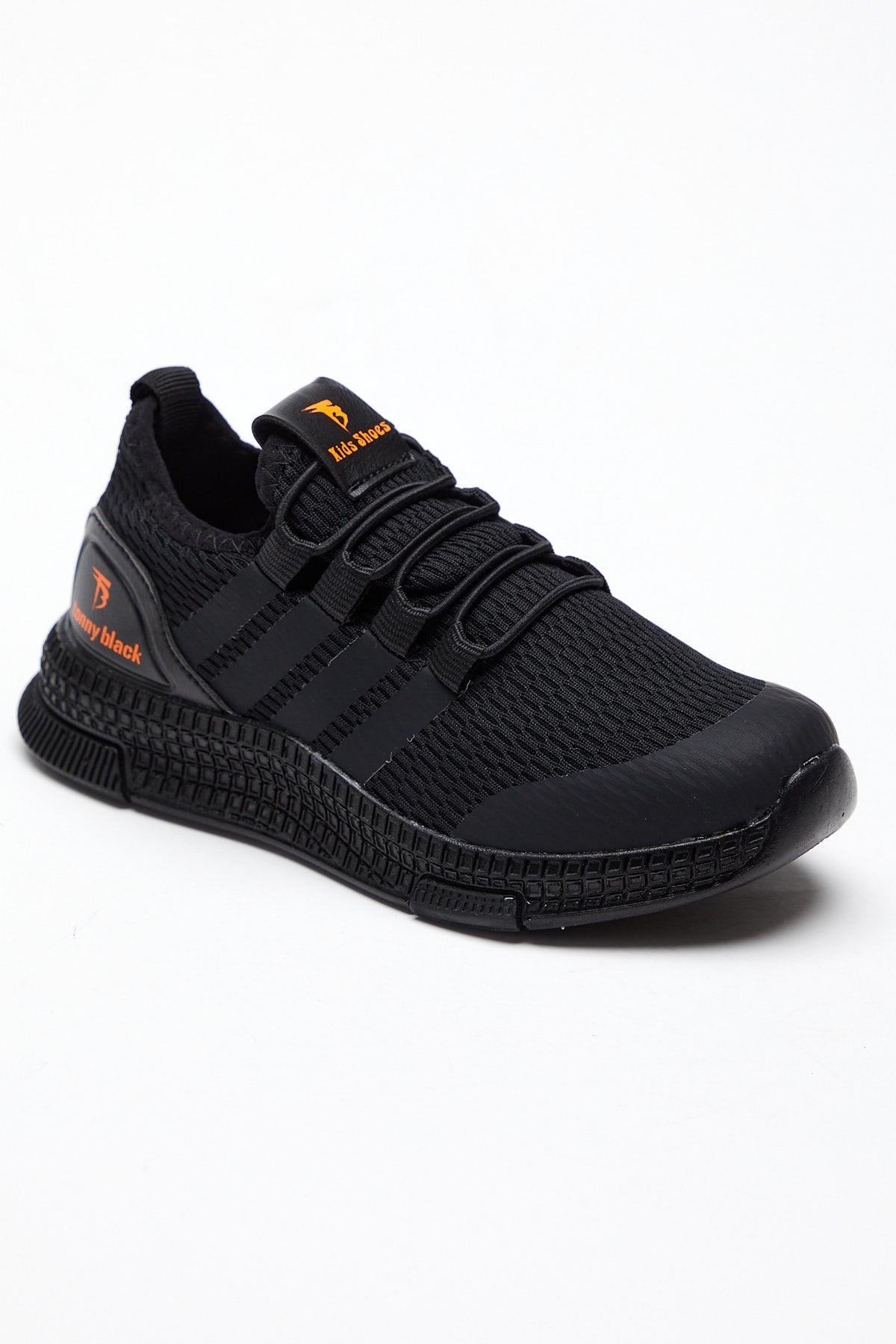 Çocuk Unisex Siyah Spor Ayakkabı Tbqnt