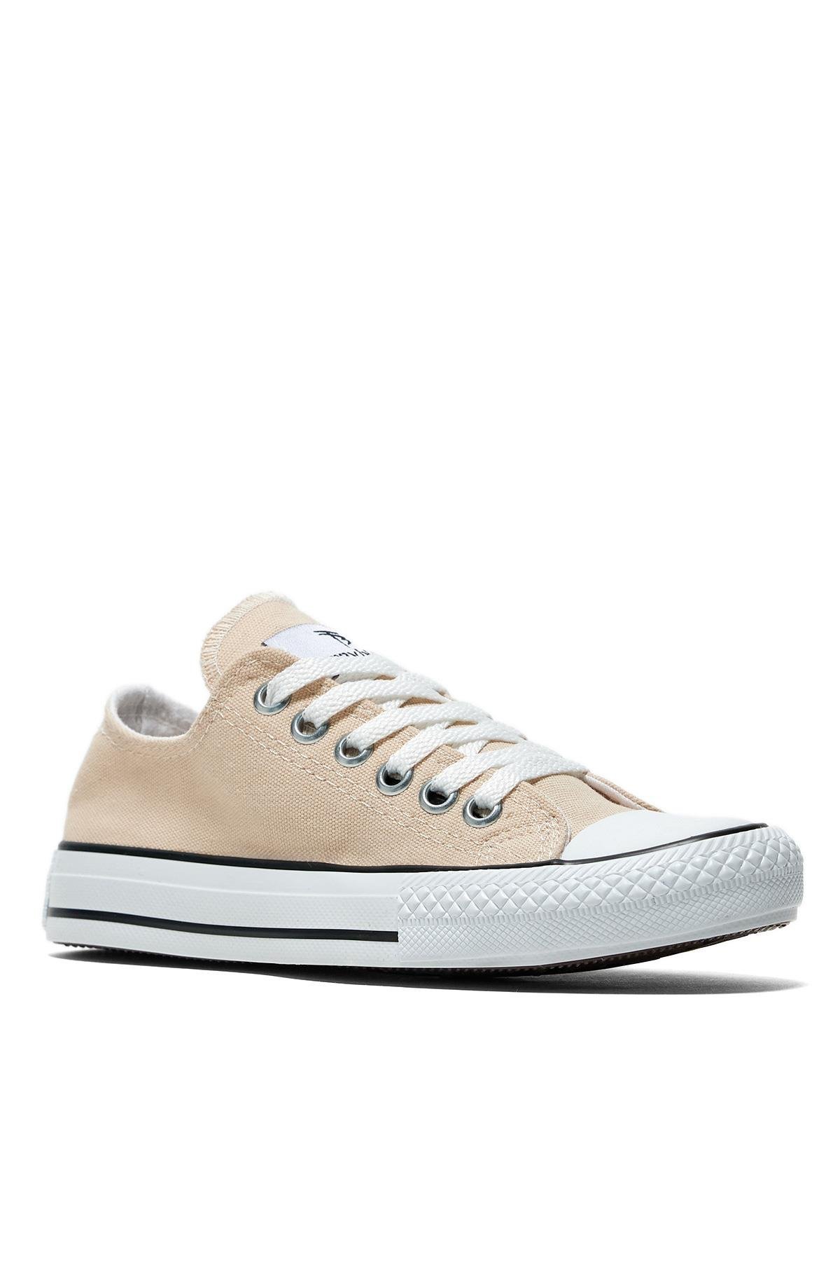 Unisex Bej Rahat Kalıp Sneaker Ayakkabı