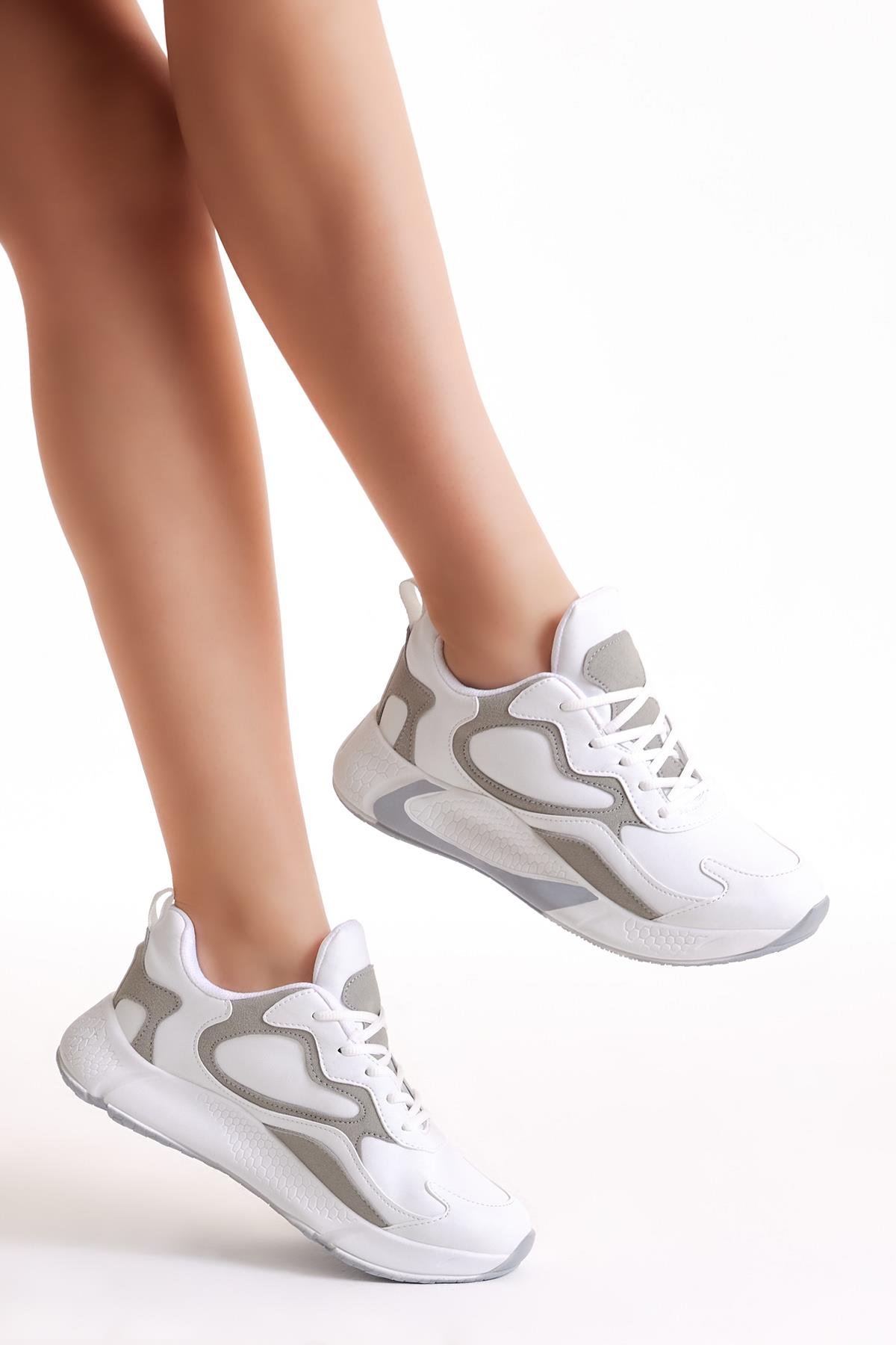 Unisex Beyaz Spor Ayakkabı V2901