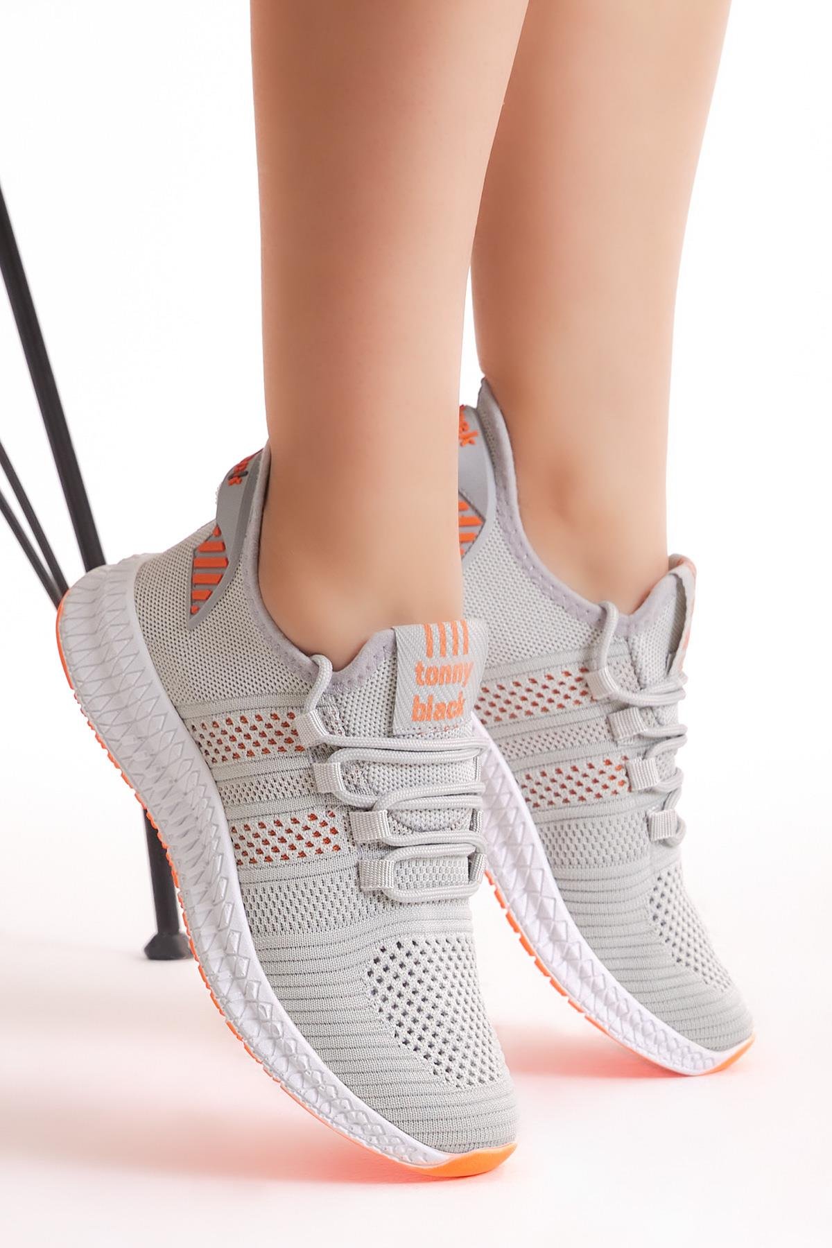 Unisex Buz Oranj Spor Ayakkabı Tbıdl