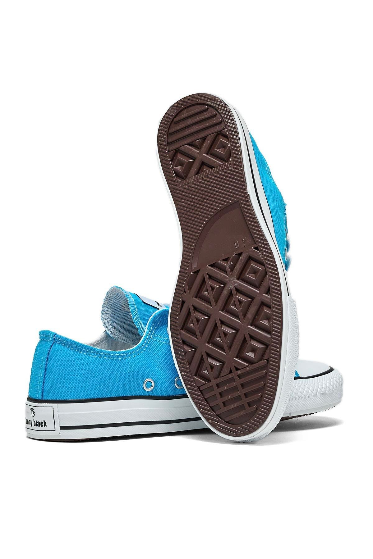 Unisex Mavi Rahat Kalıp Sneaker Ayakkabı