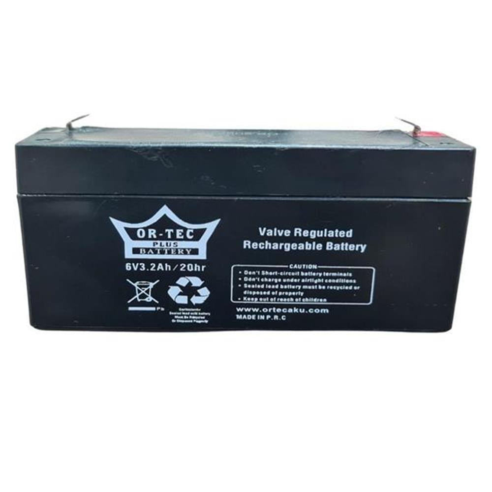 ORTEC 6V 3.2AH AKÜ
