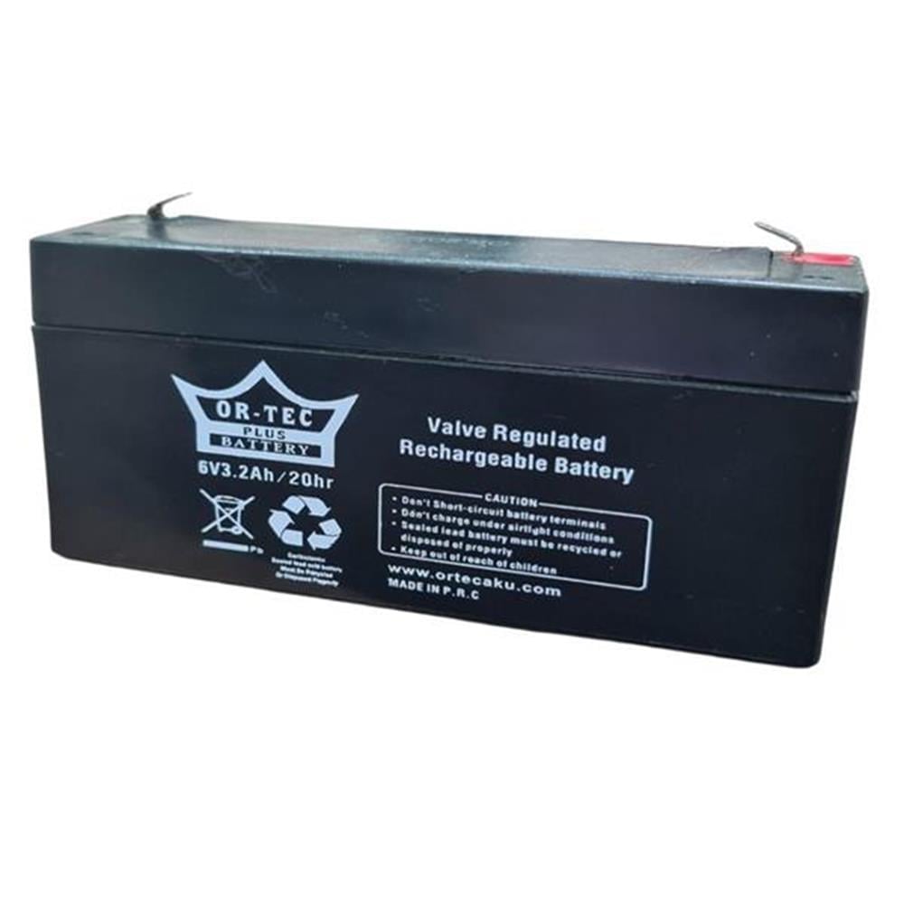 ORTEC 6V 3.2AH AKÜ