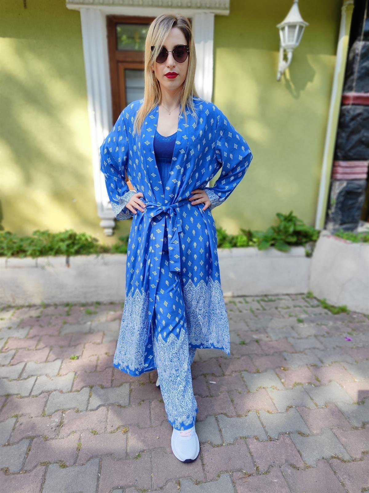 Kimono Mavi İkili Takım 