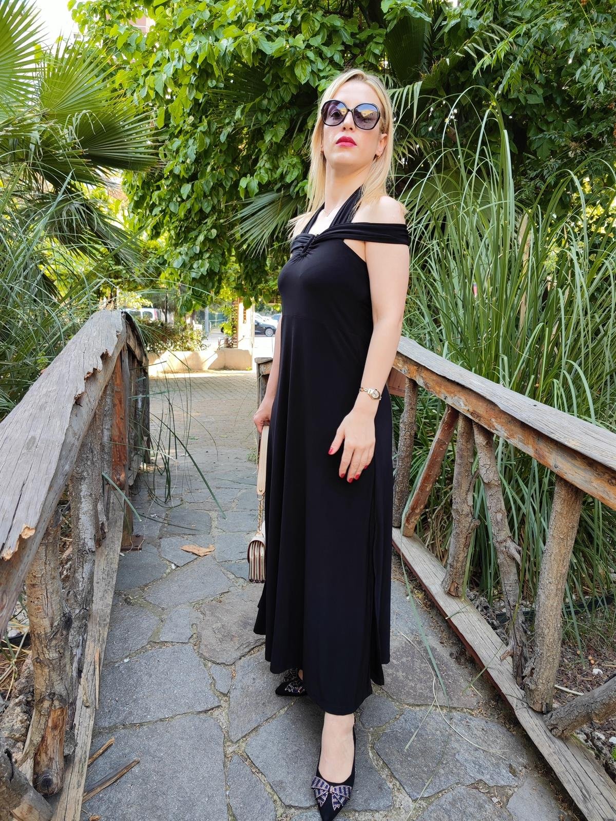 Tokalı Bantlı Sandy Elbise 