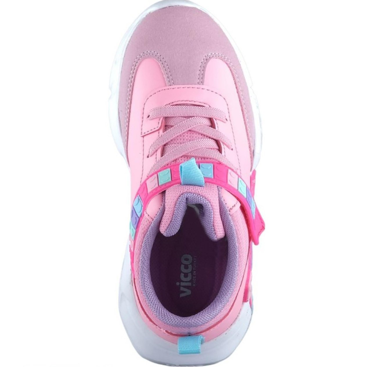 Vicco Play Hafif Taban Ortopedik Kız Çocuk Spor Bot Pembe