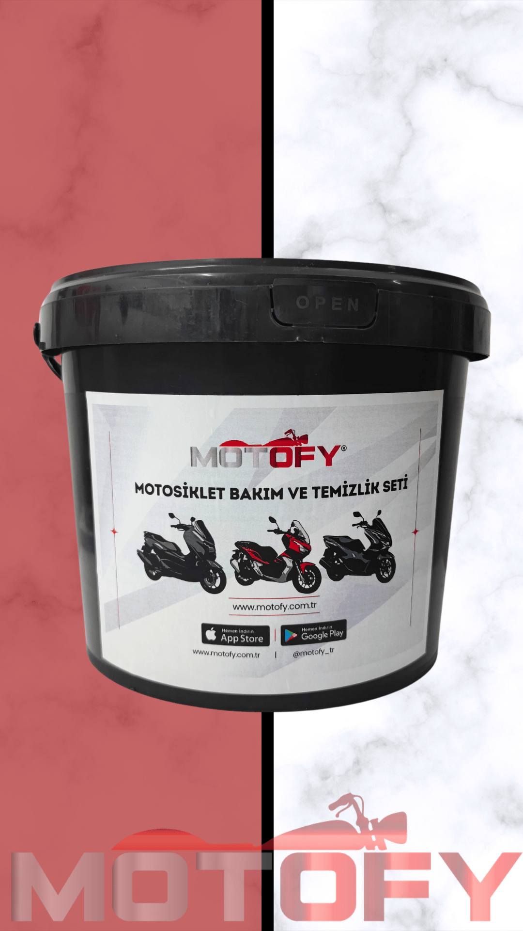 MOTOFY MOTOSİKLET TEMİZLİK VE BAKIM SETİ