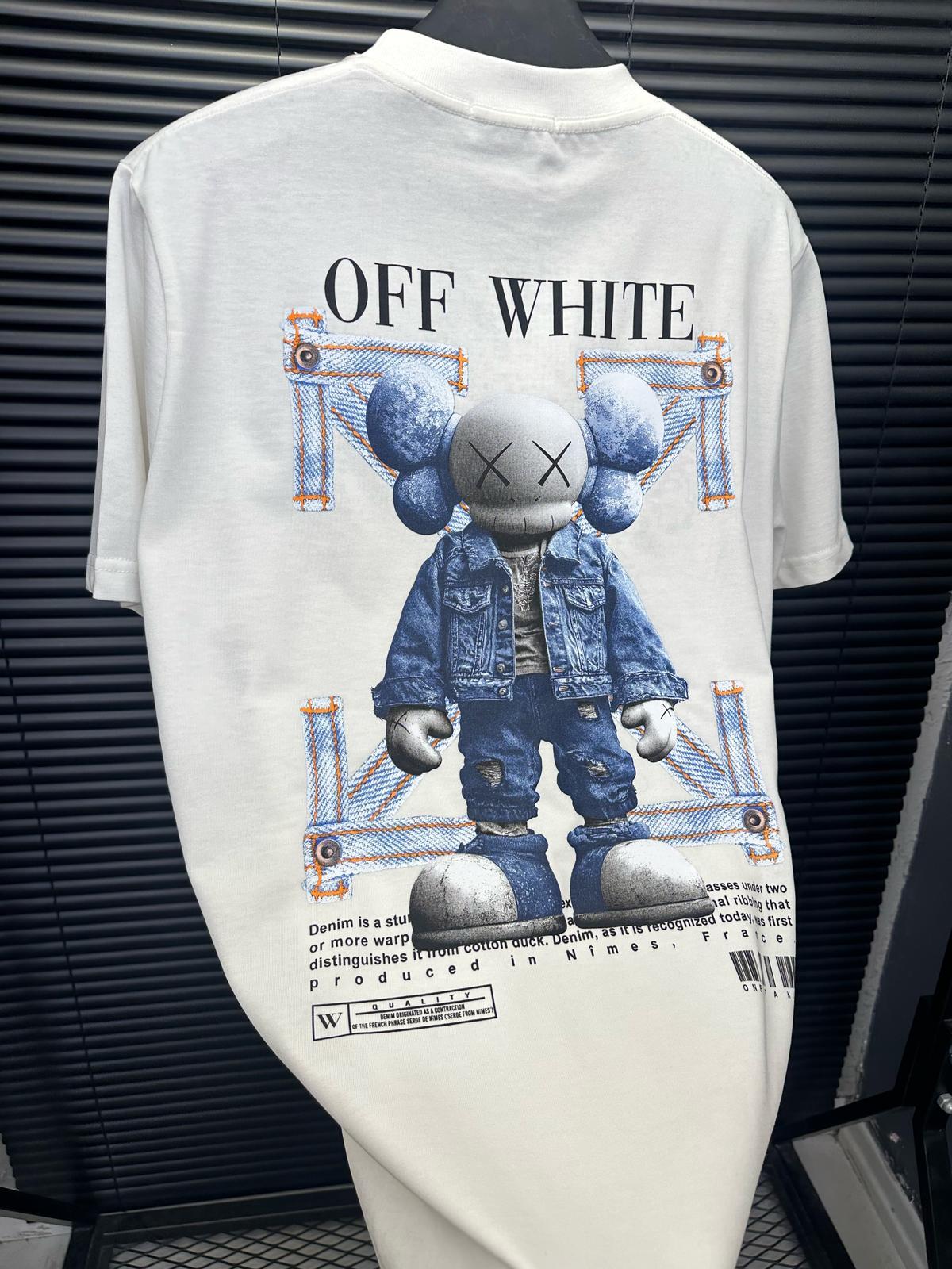 OversizeOne Of A Kınd Baskılı Oversize T-Shirt - Beyaz