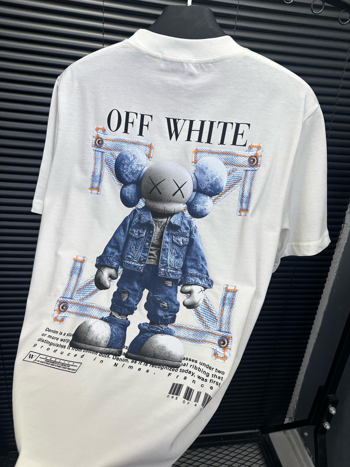 OversizeOne Of A Kınd Baskılı Oversize T-Shirt - Beyaz