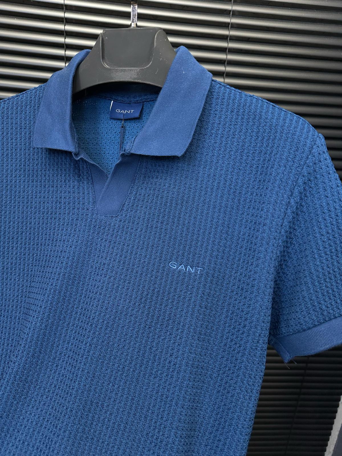 Pamuk KumaşTonaton Nakış Logolu Yakalı T-Shirt