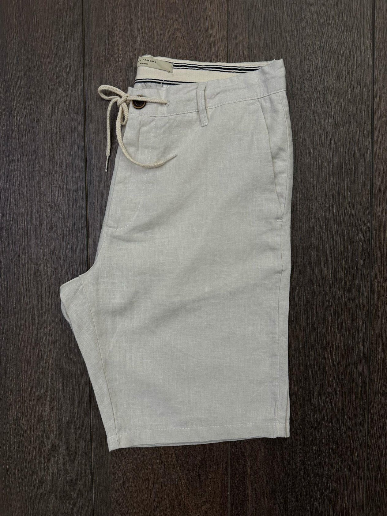 ŞortLinen Kumaş %100 Keten Şort