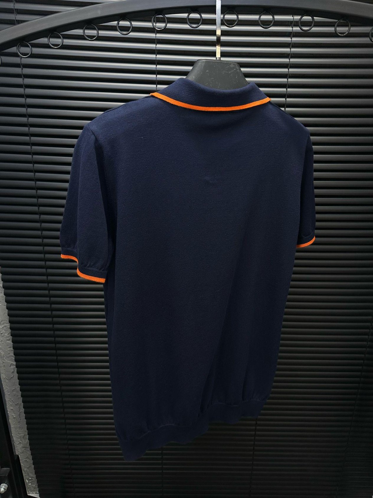 Triko KumaşNakış Marka Logo Baskılı Triko Yakalı T-Shirt - Beyaz