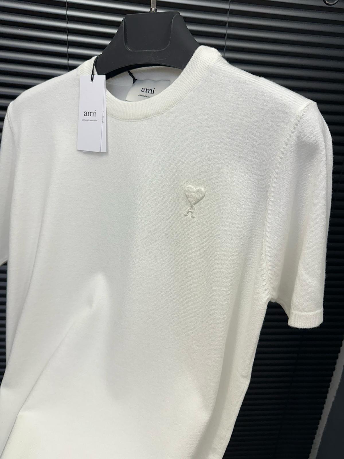 TrikoKabartmalı Nakış Logolu Triko T-Shirt