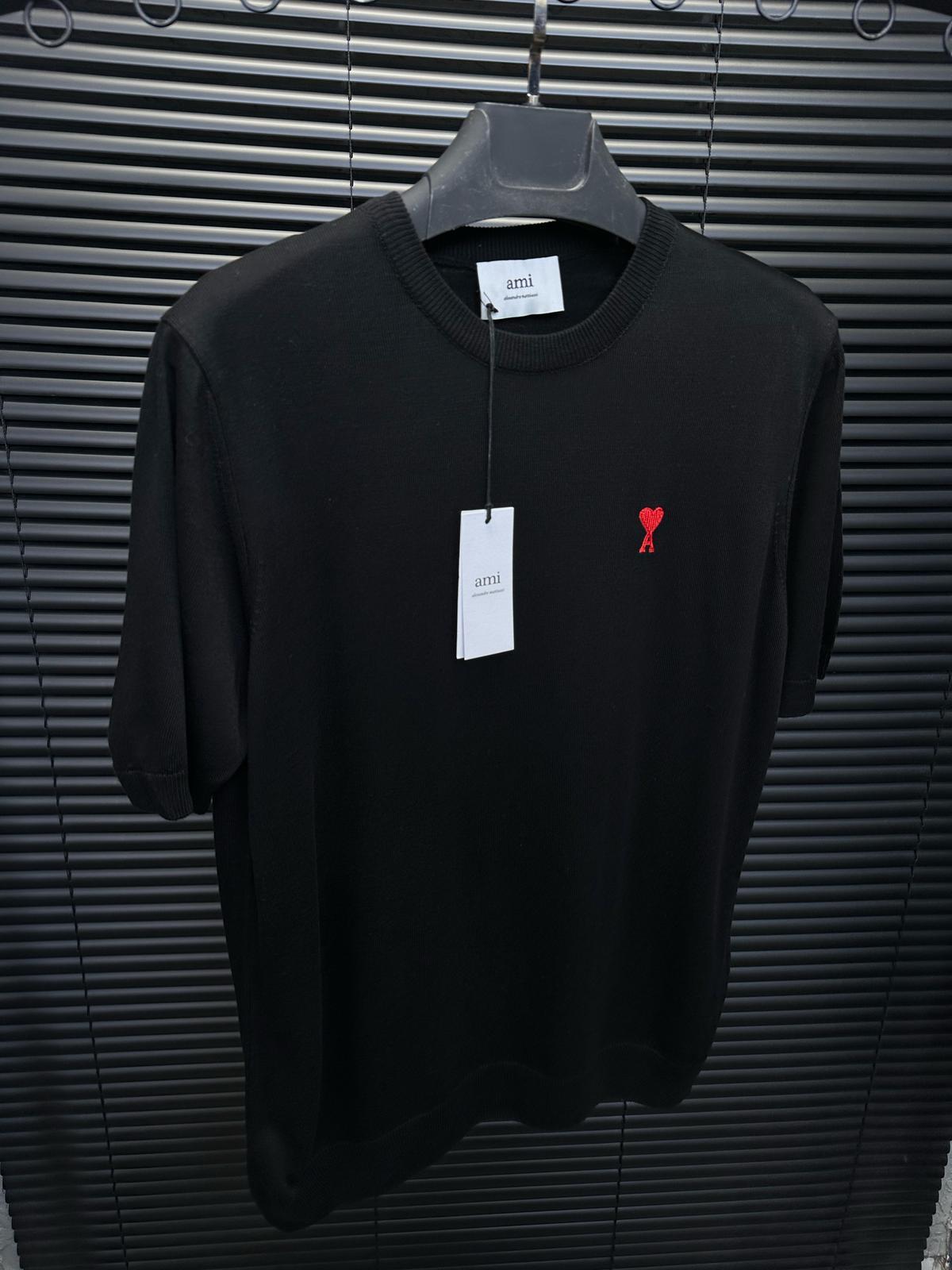 TrikoNakış Logo Detaylı Triko T-Shirt