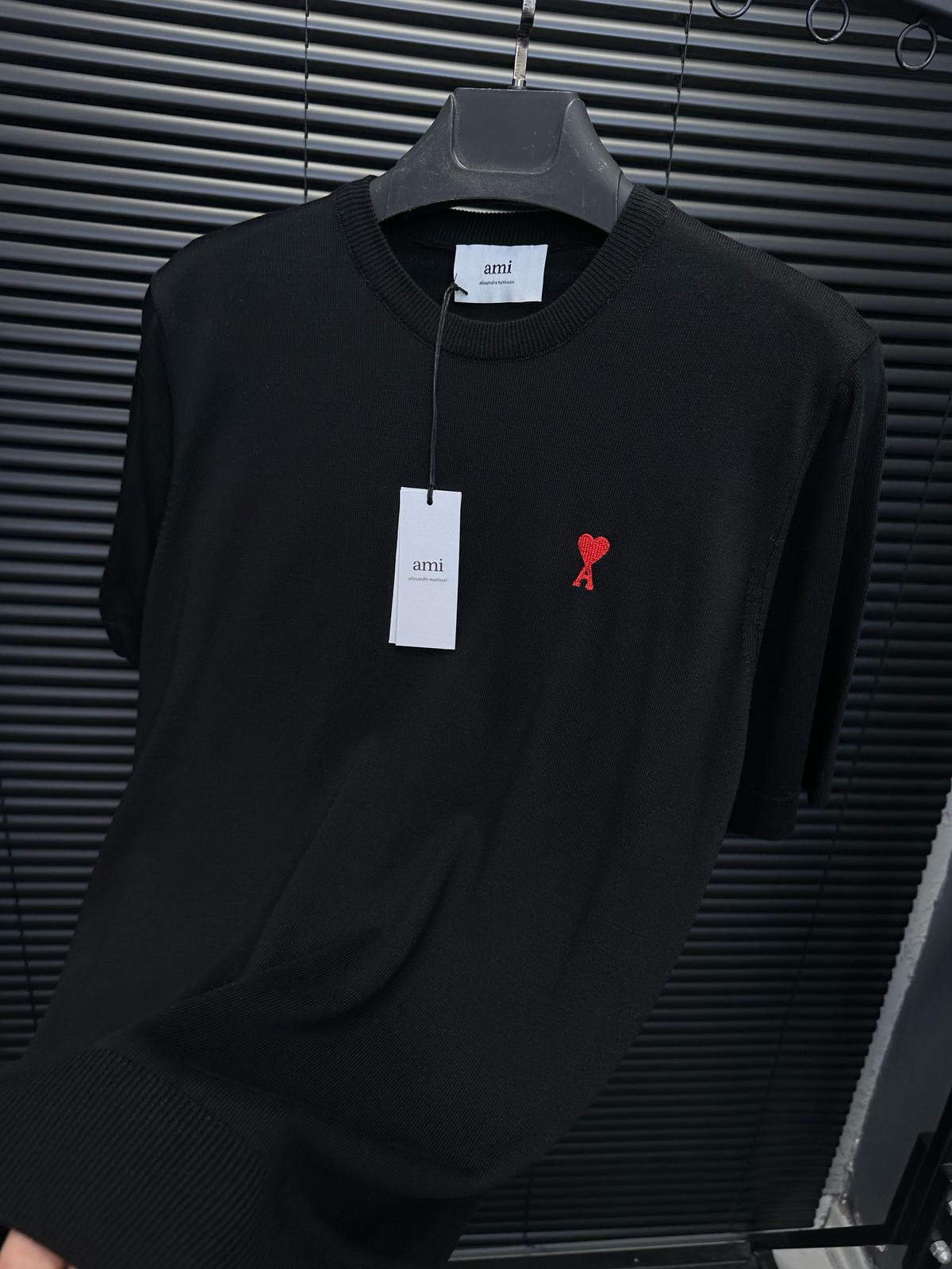TrikoNakış Logo Detaylı Triko T-Shirt