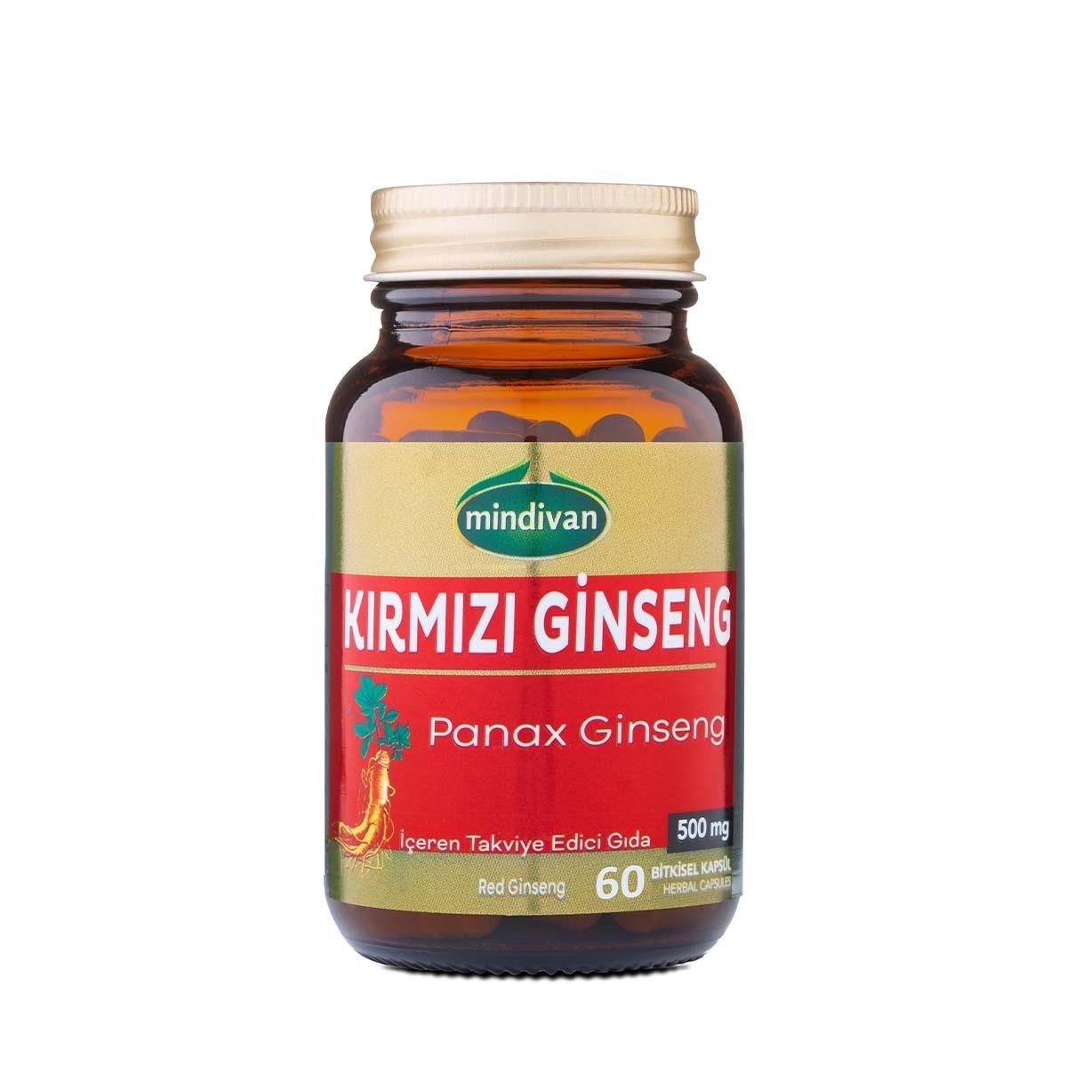 Kırmızı Ginseng Ekstraktı  500 Mg 60 Kapsül