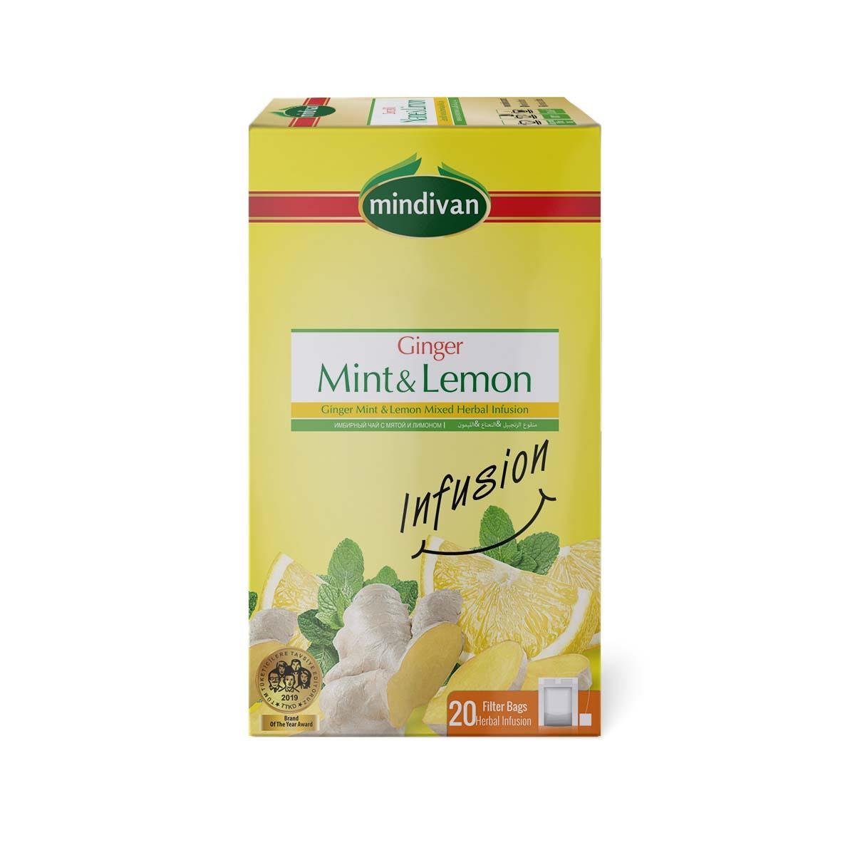 Nane Limon Zencefil Çayı 20'li Bitki Çayı