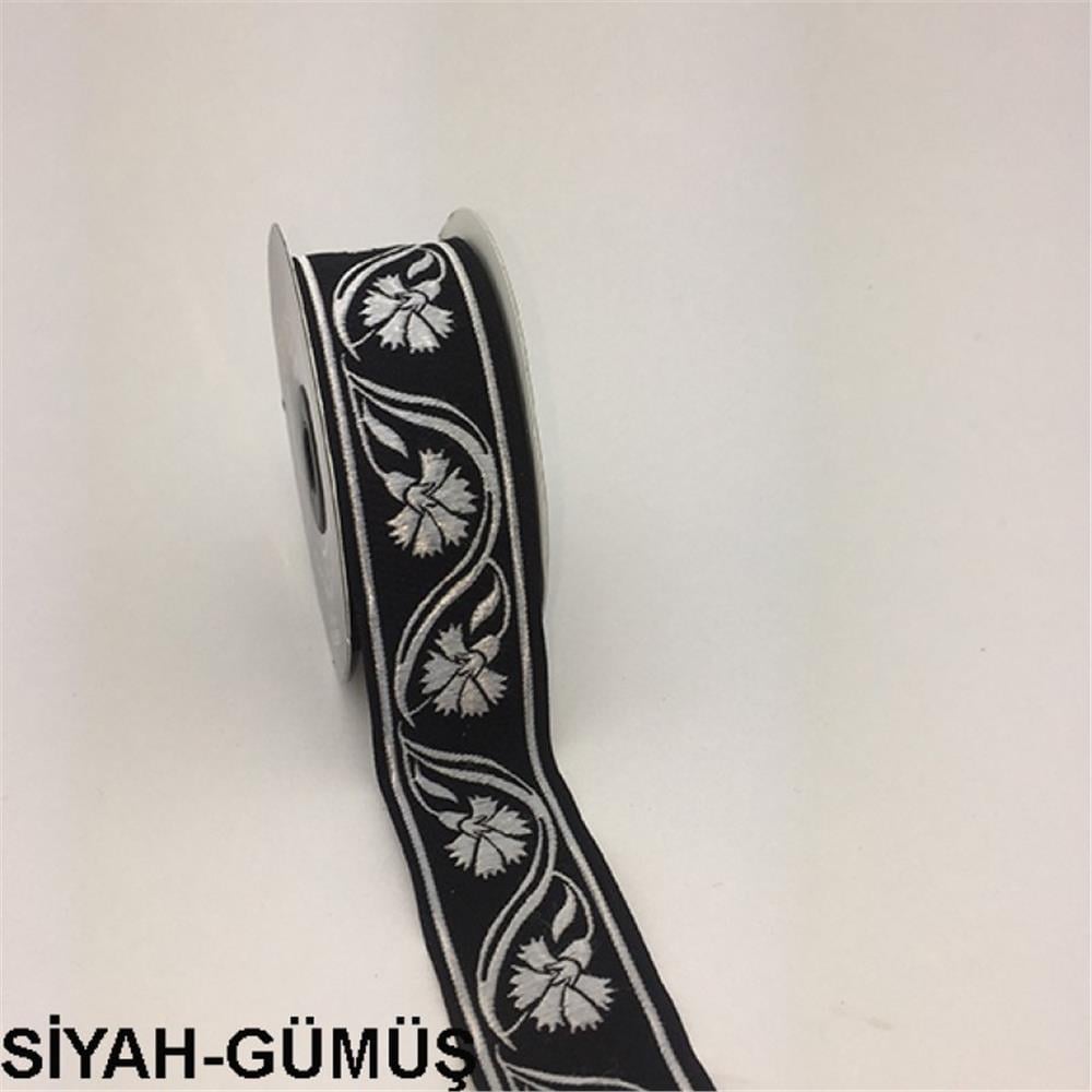 35070-Bordür - 10 mt Siah-Gümüş