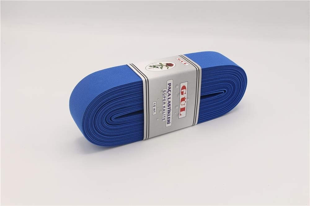 Gül Renkli Lastik 4 Cm - 10 mt Saks