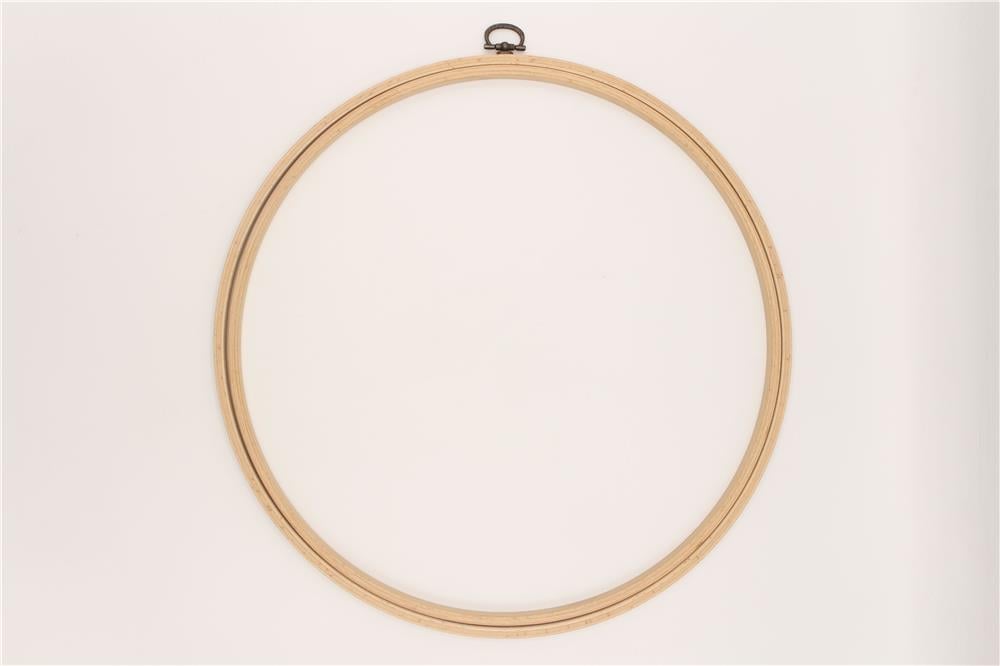 Nurge Ahşap Pano Nakış Kasnak No:8 - 8 mm Açık Kahverengi