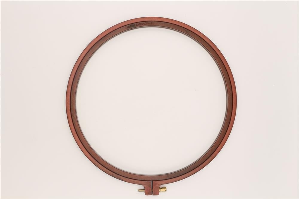 Nurge Plastik Vidalı Nakış Kasnak No:2 - 228 mm Kahverengi