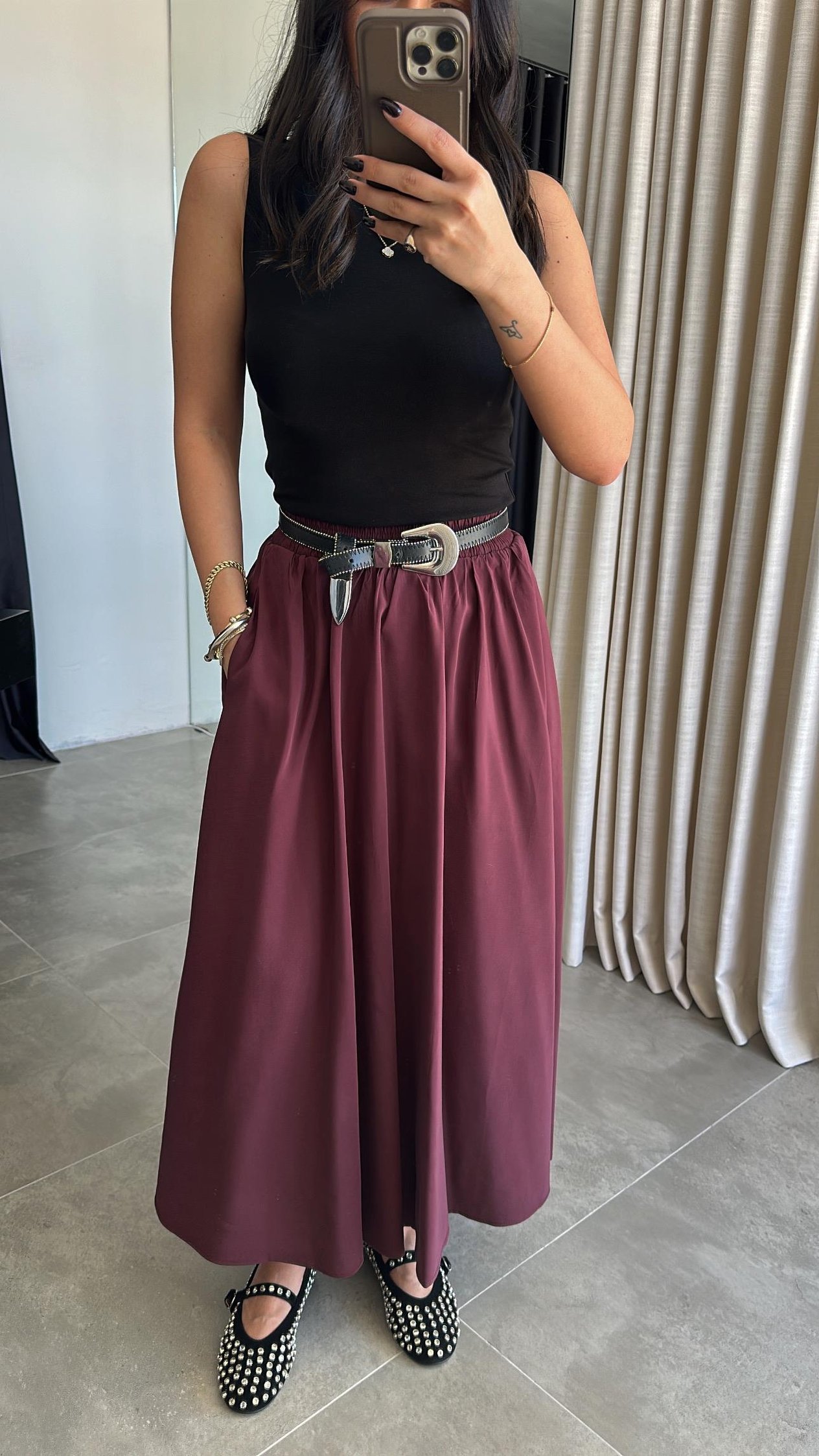 Bordo Tensel Etek