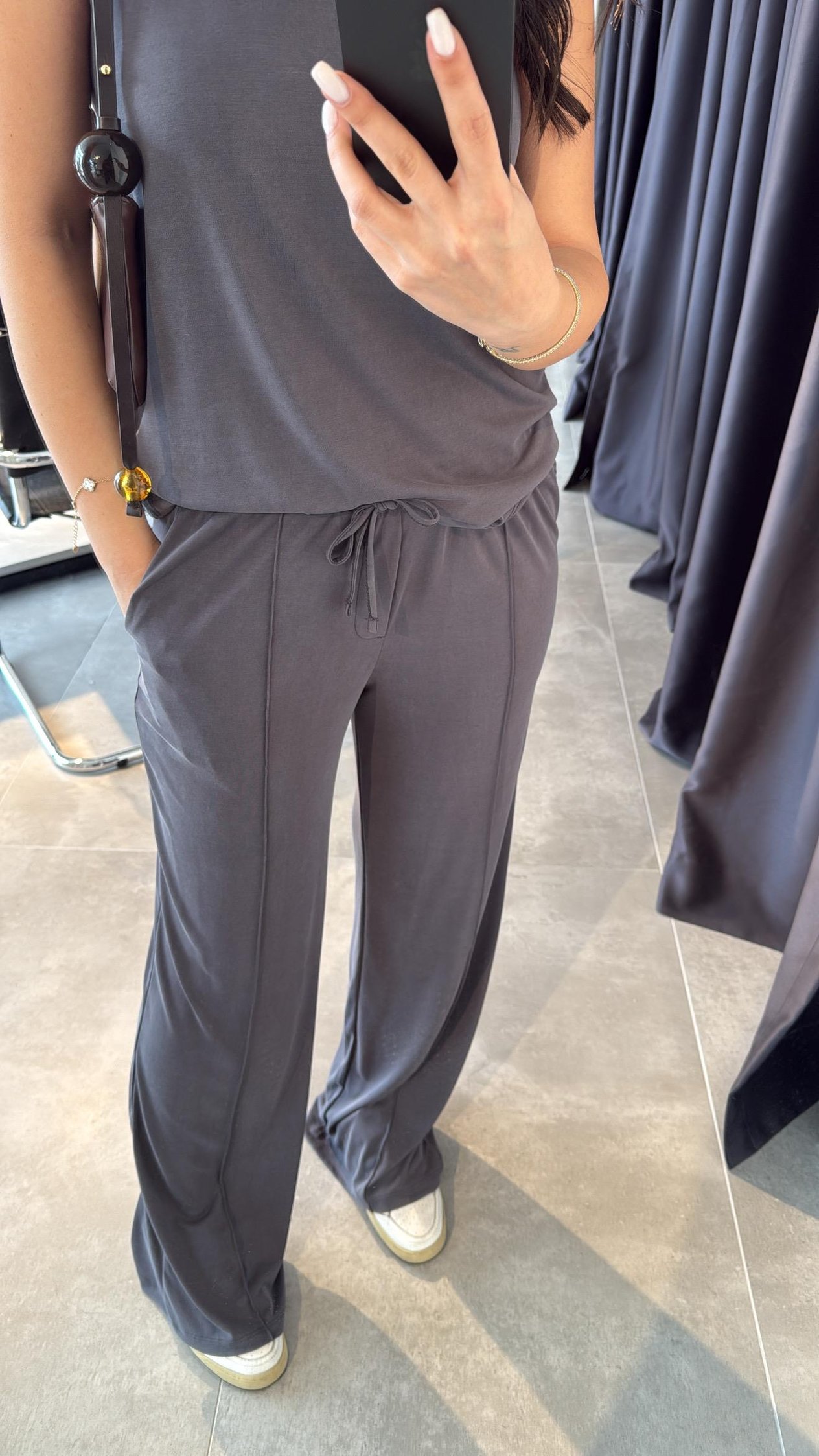 Füme Modal Pantolon Takım