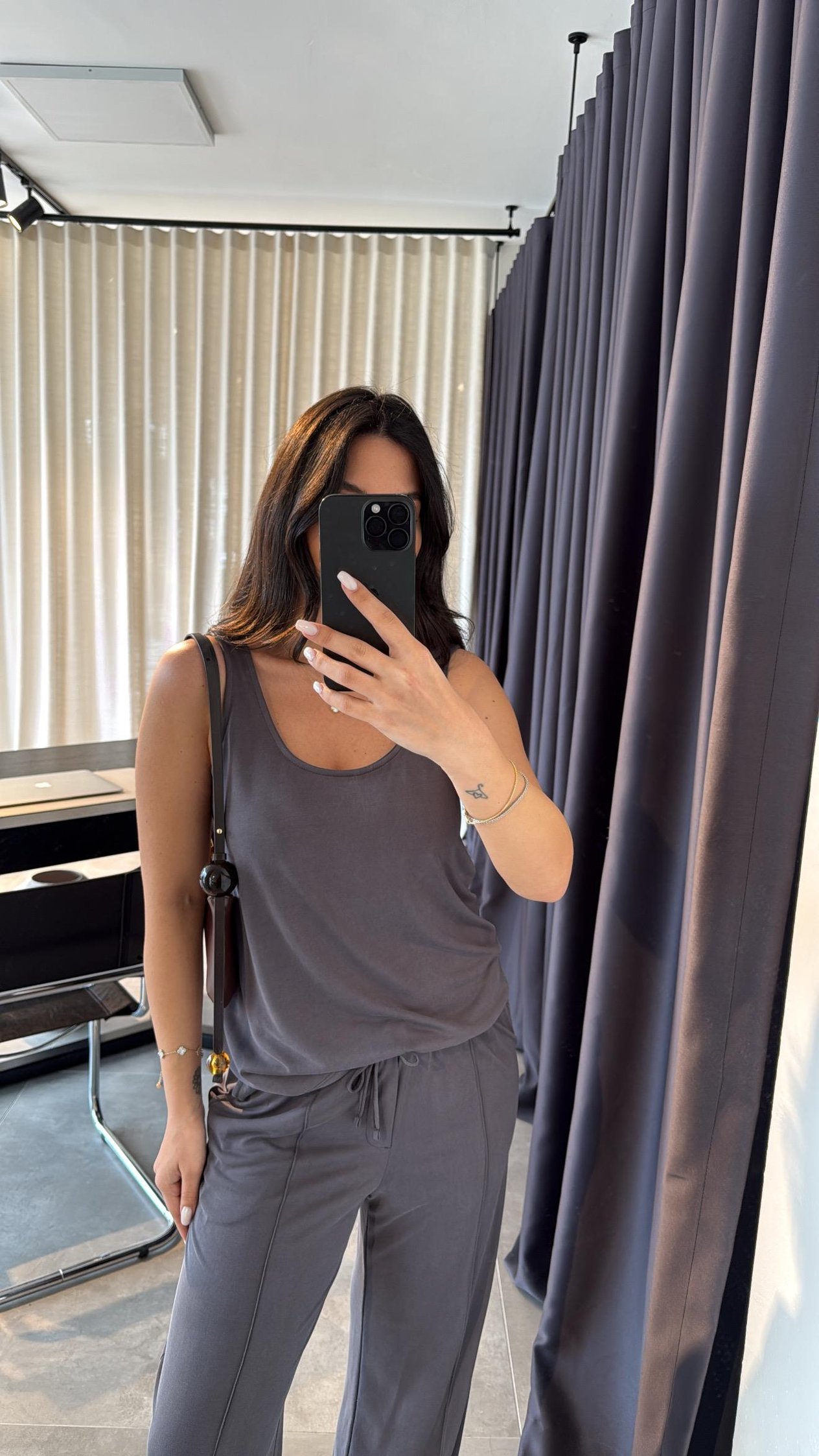 Füme Modal Pantolon Takım