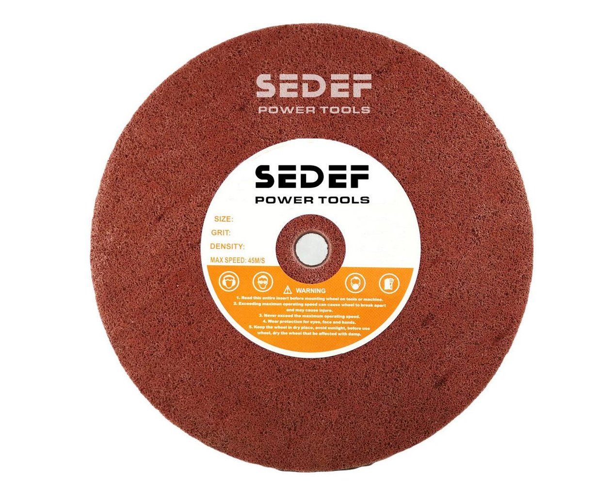200x30x30 mm Kahverengi Skoç Elyaf Zımpara Taşı 7PC 180 Kum 