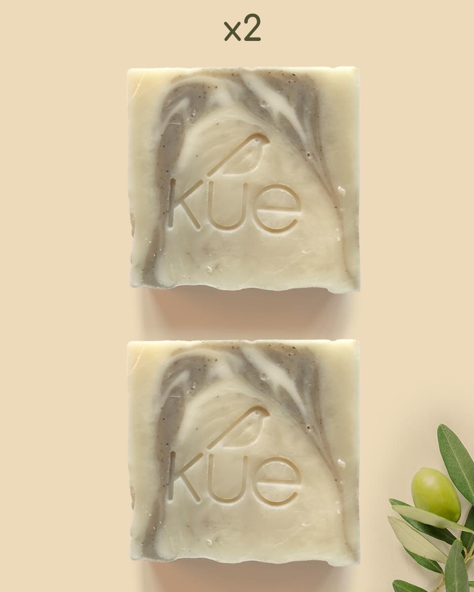 KUE Doğal El Yapımı %100 Natürel Sızma Zeytinyağı Sabunu 2 adet 100gr