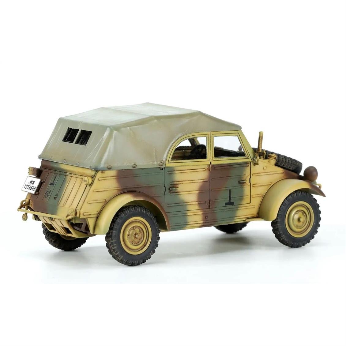 1/35 German Pkw.K1 Kübelwagen Type 82 (Eastern Front), Plastik Model Kiti