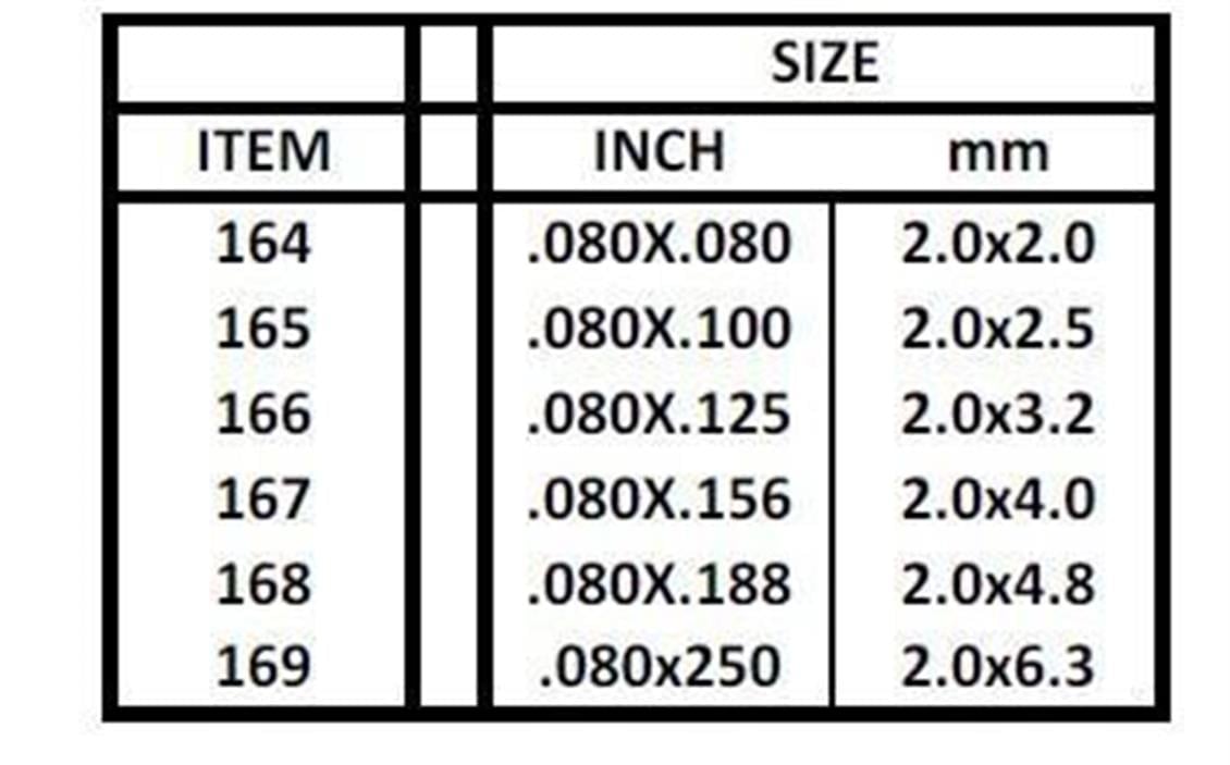 167 2,00*4,00*355 MM KÖŞELİ ÇUBUK-8 ADET -BEYAZ