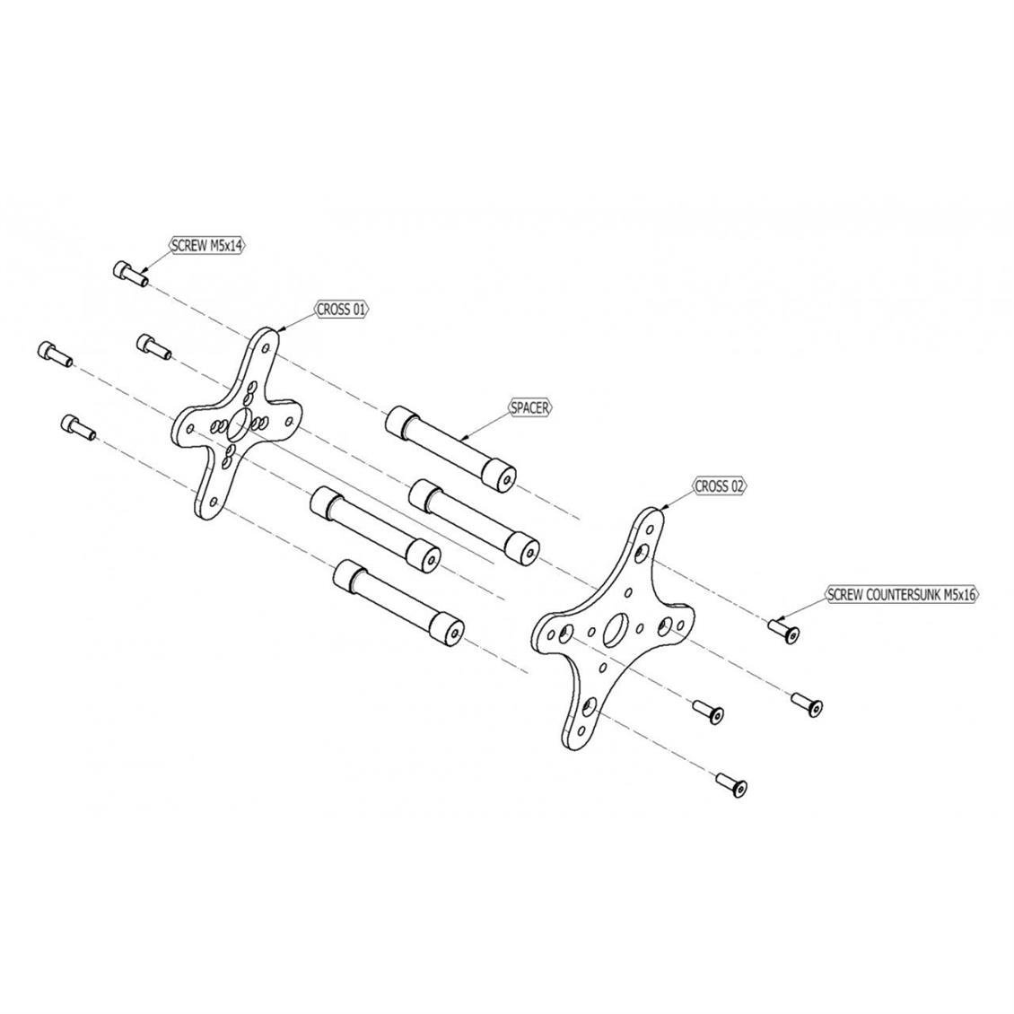 5190 CROSS MOTOR MOUNT 51X90
