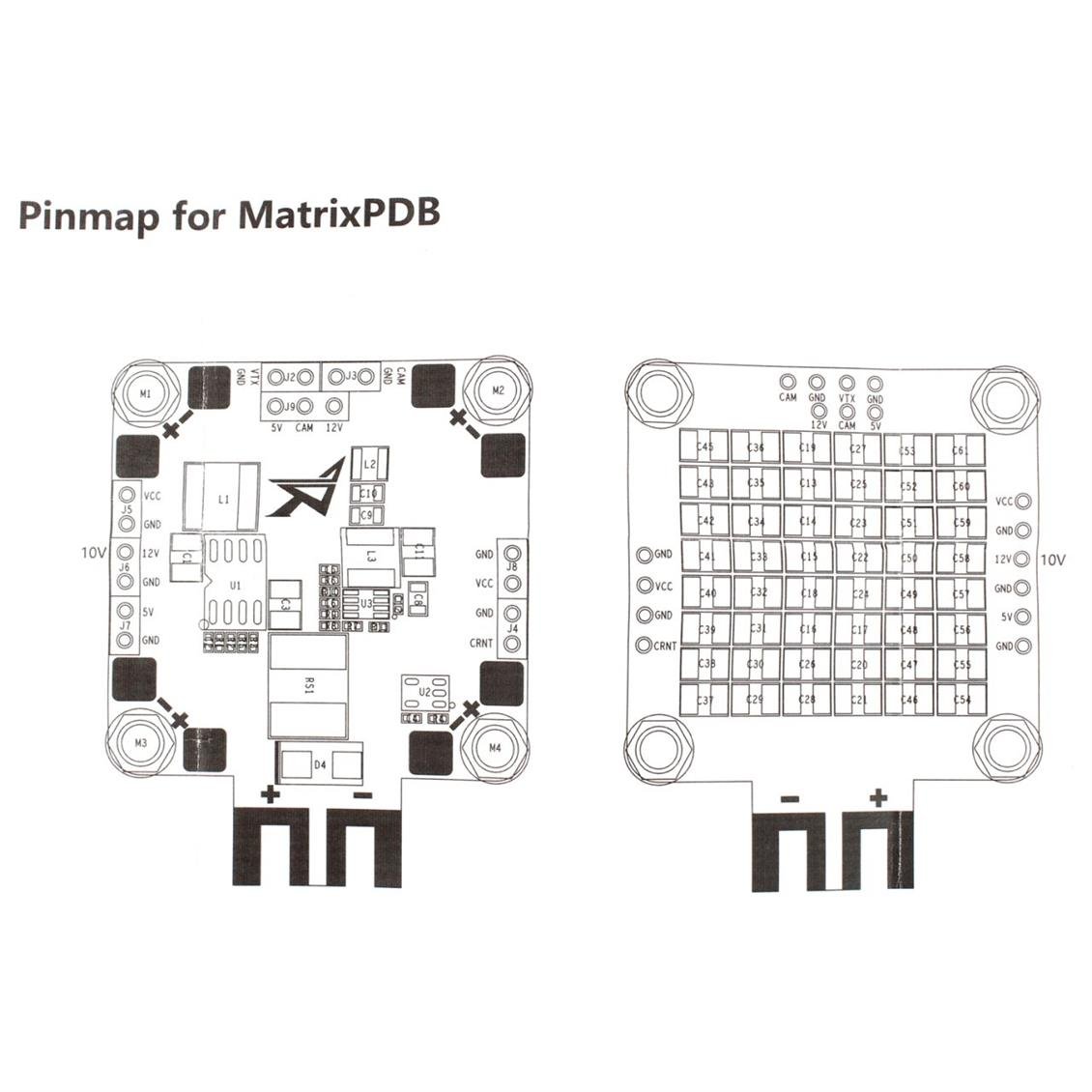 80071 Matrix PDB Array of 48x100uf Capacitors 10V