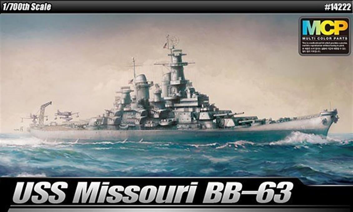 Academy 14223 1/700 USS Missouri BB 63 Modeler's E