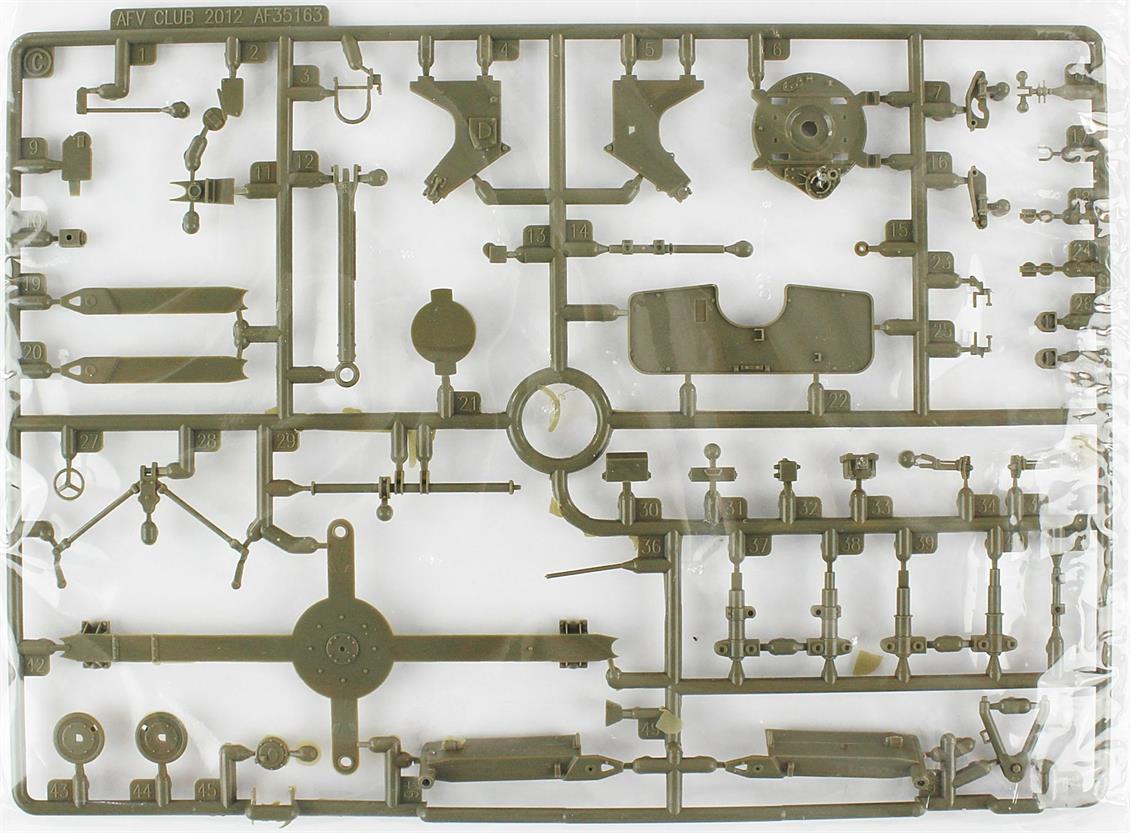 AFV Club AF35163 1/35 BOFORS 40mm Automatic M1 Topu Demonte Plastik Maketi