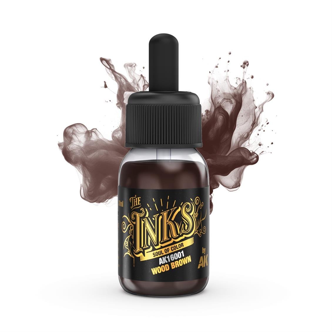 AK 16001 30 ml. Akrilik Mürekkep, Wood Brown