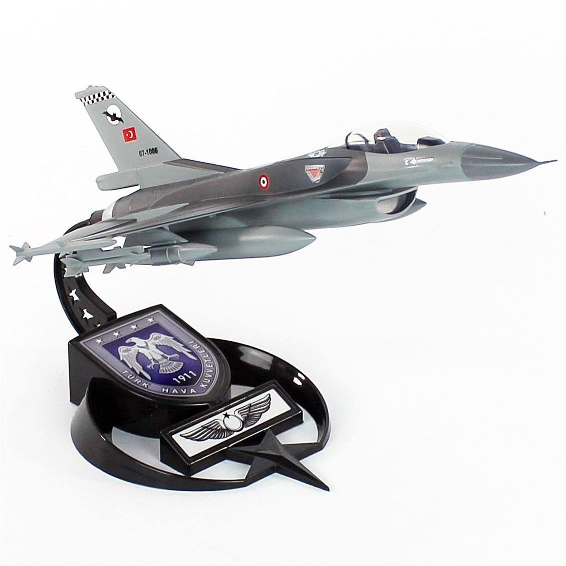 AkbaModel 1/48 F-16 Block 50+ Savaş Uçağı, Sergilemeye Hazır Standlı Model
