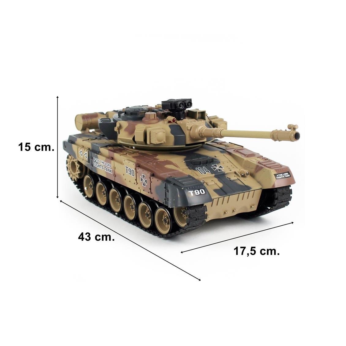 Brother 70792061 Rus T90, Uzaktan Kumandalı, Boncuk Atarak Savaşan Tank