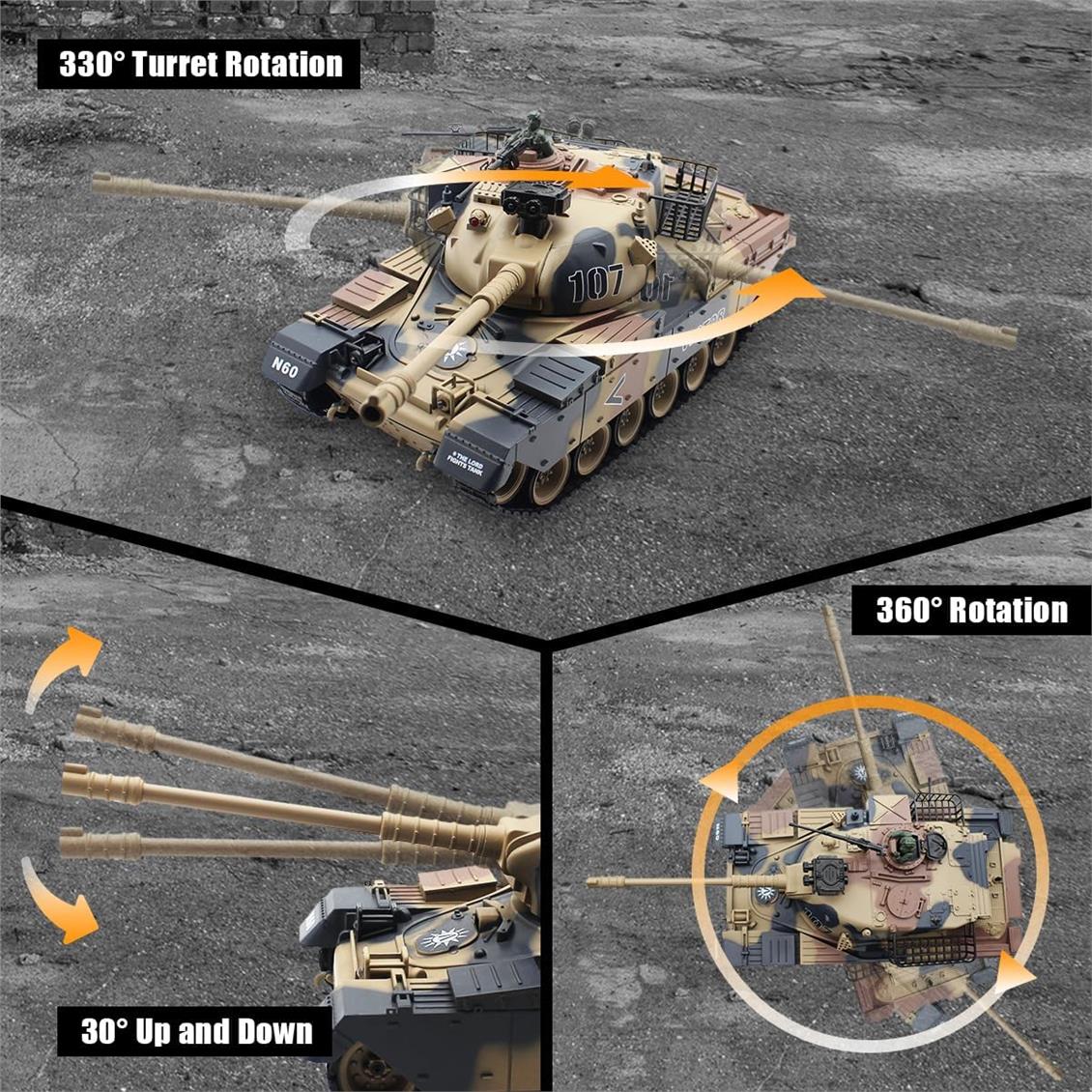 Brother 70792064 Alman Leopard 2, Uzaktan Kumandalı, Boncuk Atarak Savaşan Tank