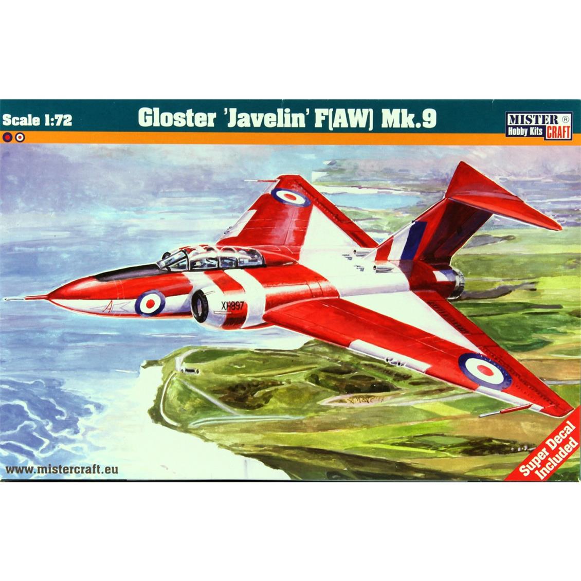 ''D-44 1/72 Gloster ''''Javelin'''' F(AW) MK.9''