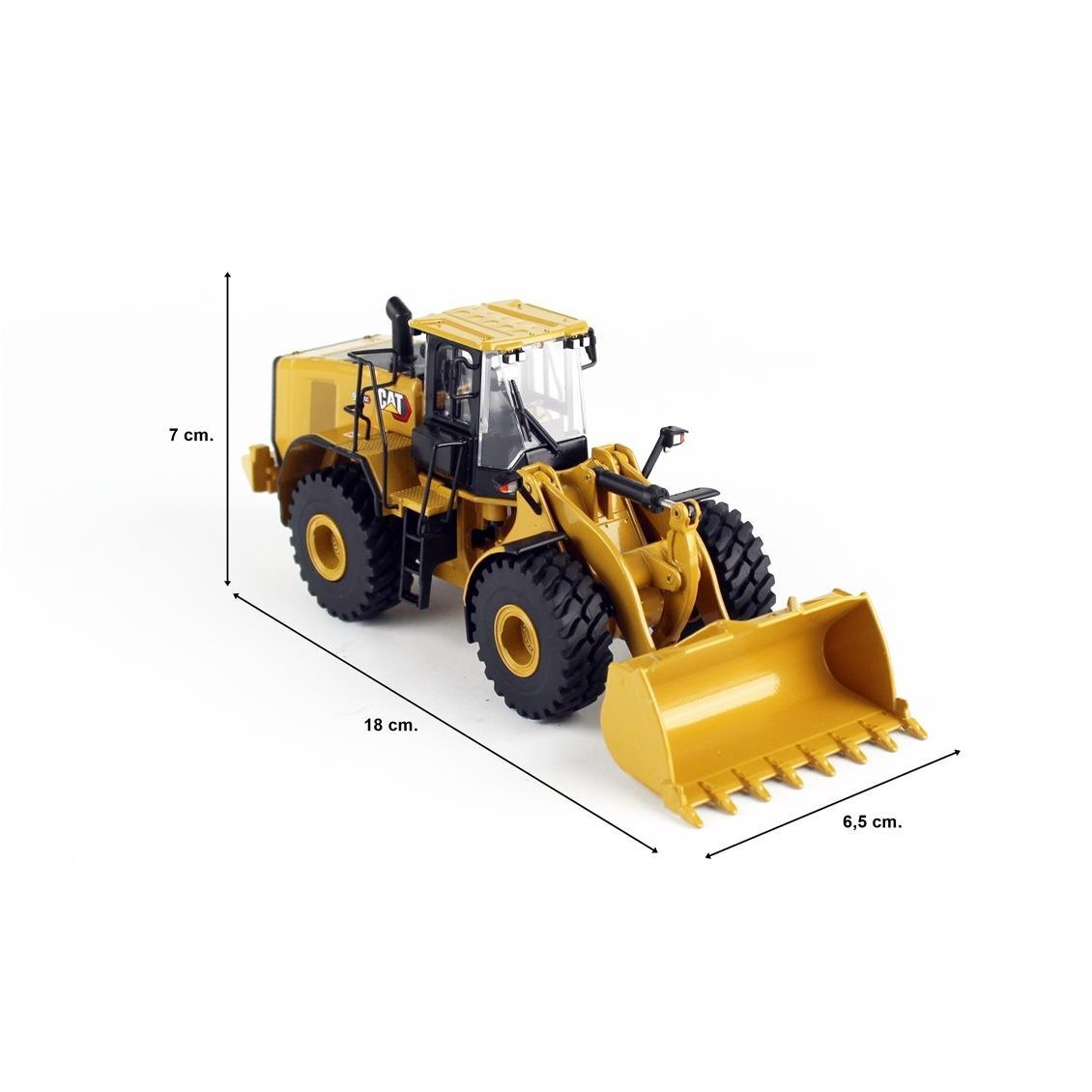 Diecast Masters 85682 1/50 Ölçek, Cat 966GC Wheel Loader, Sergilemeye Hazır Metal İş Makinası Modeli