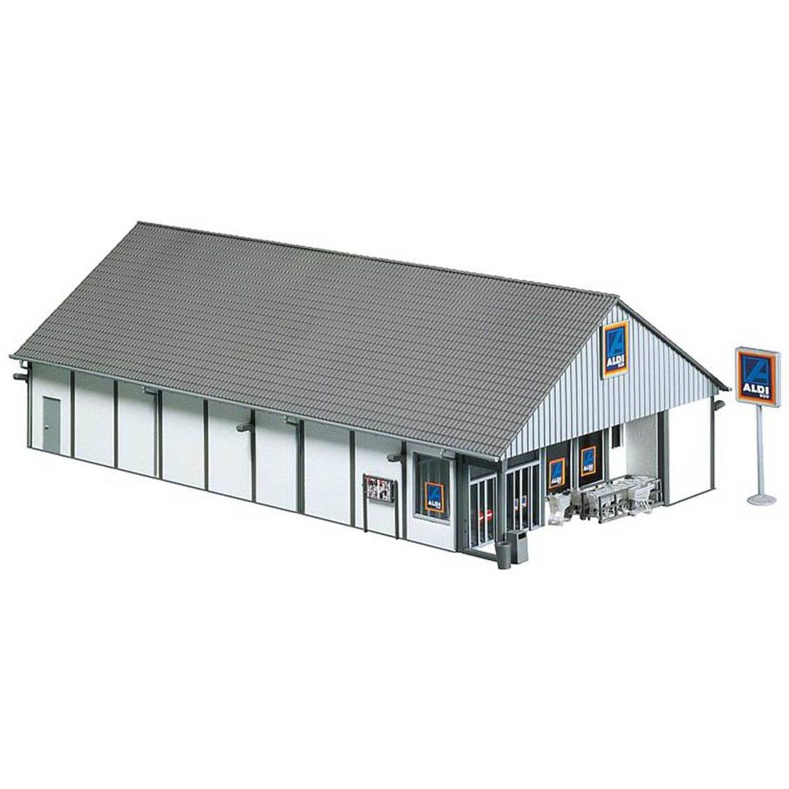 Faller 130339 1/87 Aldi Süpermarket Demonte Plastik Maketi