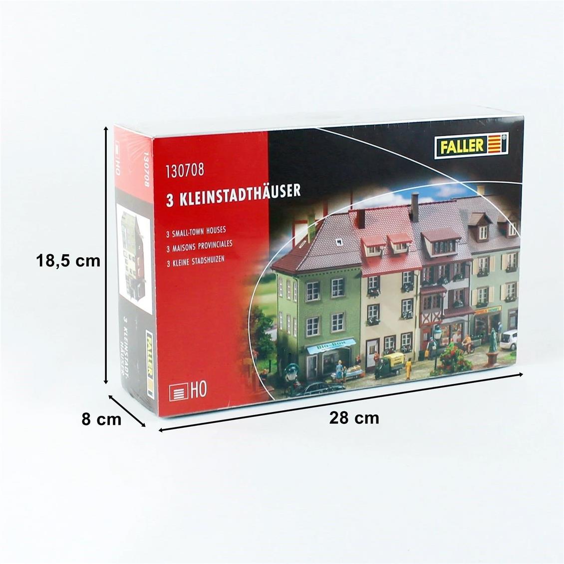 Faller 130708 1/87 Üçlü Kasaba Evi Plastik Model Kiti