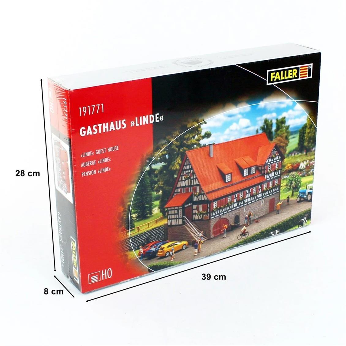 Faller 191771 1/87 Linde Konuk Evi Demonte Plastik Maketi