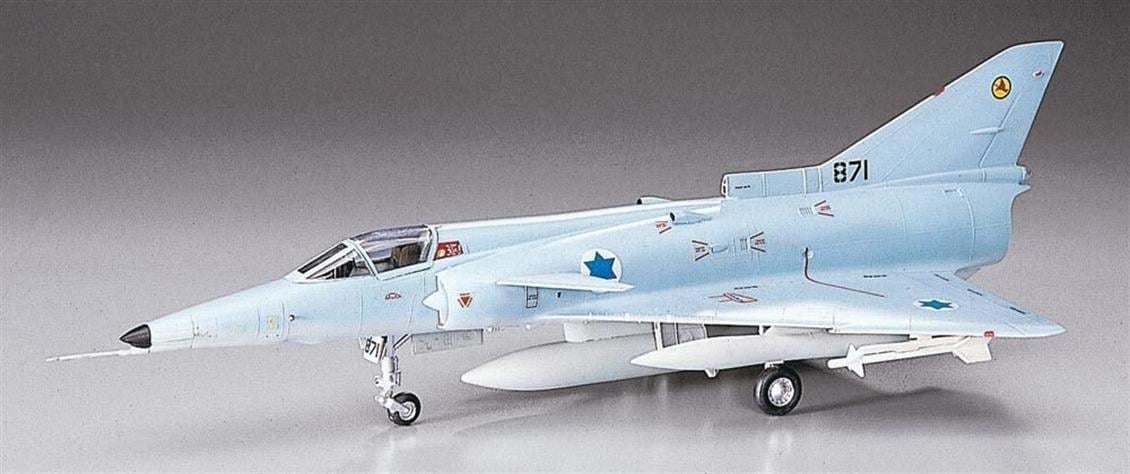 Hasegawa B7 00237 1/72 Kfir C2 Savaş Uçağı Demonte Plastik Maketi