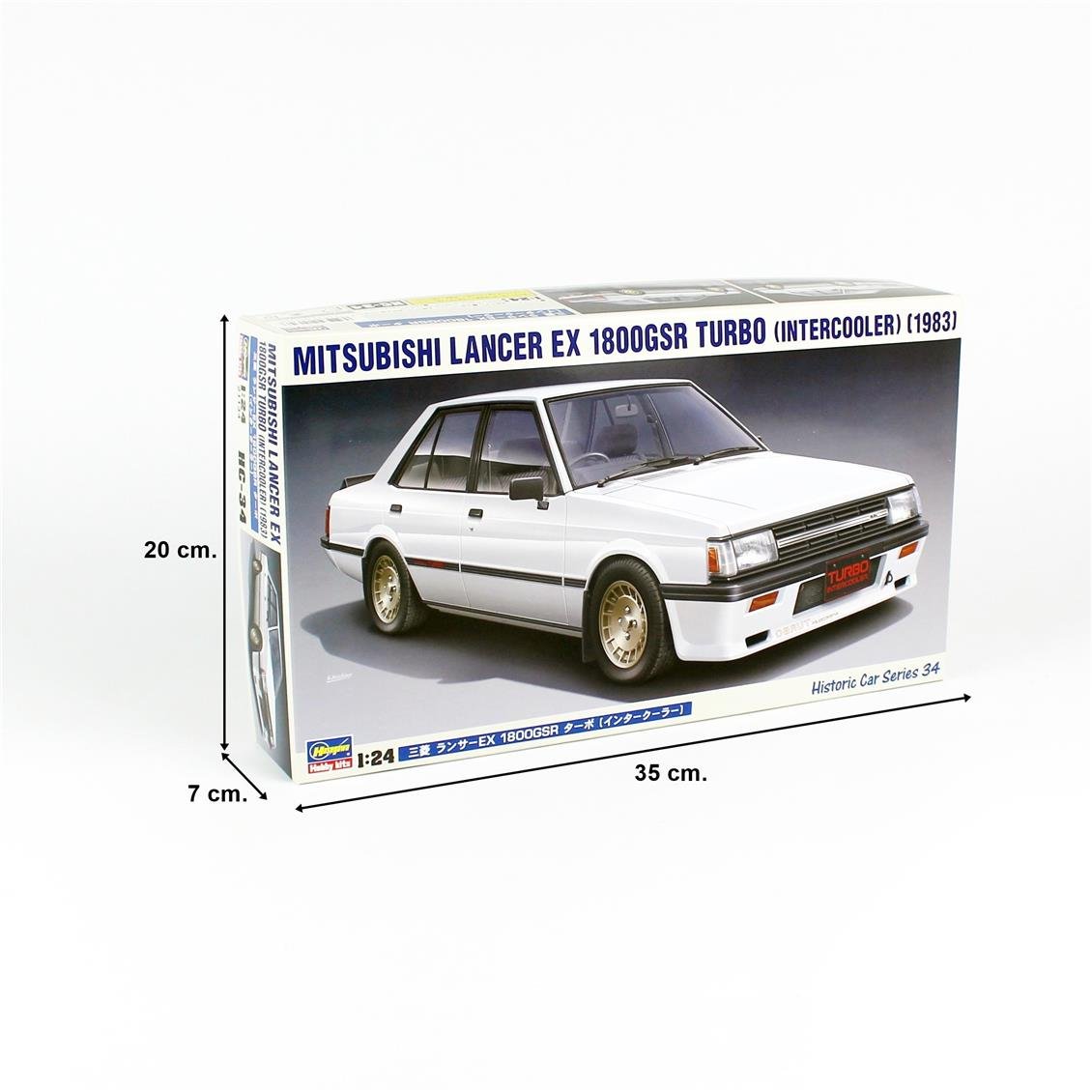 Hasegawa HC34 21134 1/24 Ölçek, Mitsubishi Lancer EX 1800GSR Turbo (Intercooler), Otomobil Plastik Model Kiti