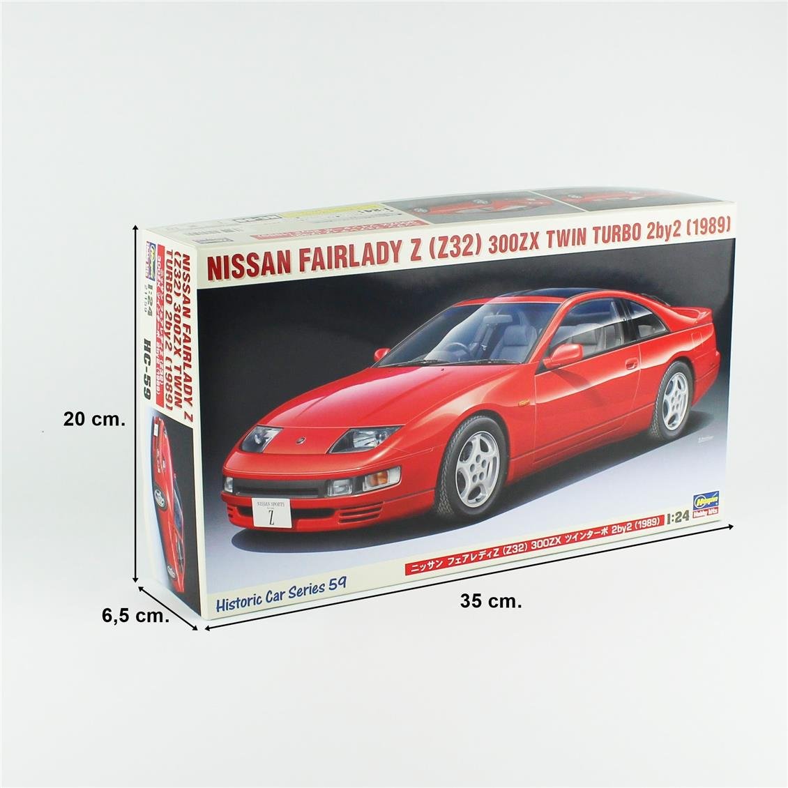 Hasegawa HC59 21159 1/24 Ölçek, Nissan Fairlady Z (Z32) 300ZX Twin Turbo 2by2 (1989), Otomobil Plastik Model Kiti